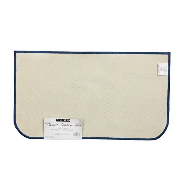 Better Home Home Sweet Home Mat Printed Rug Low Profile 18”X30” Blue Multicolor - Picture 2 of 12